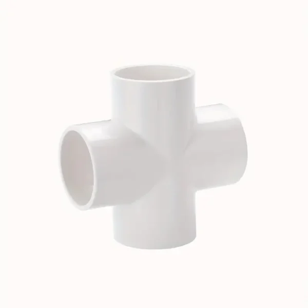 4-Way PVC Garden Watering System Connector