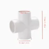 4-Way PVC Garden Watering System Connector