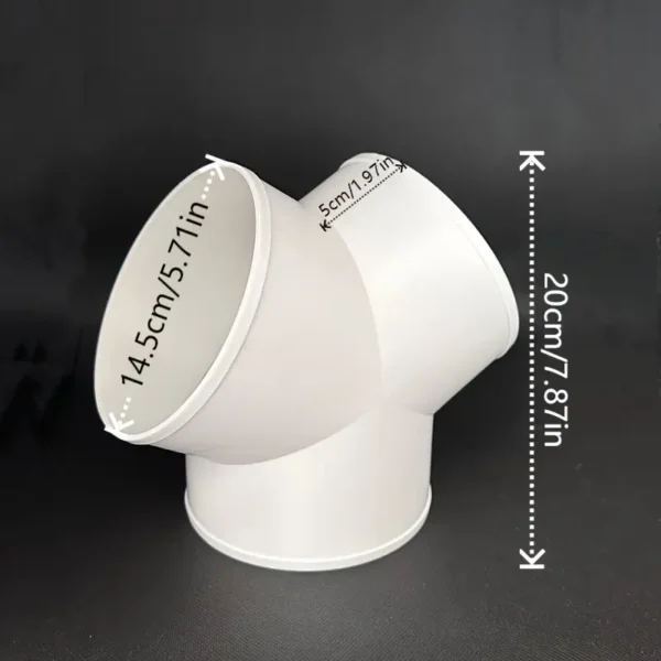 Y-Type PVC Pipe Vent Elbow for Ventilation