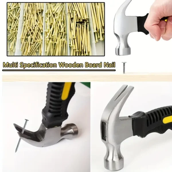 400pcs Hardware Nails with Storage Case