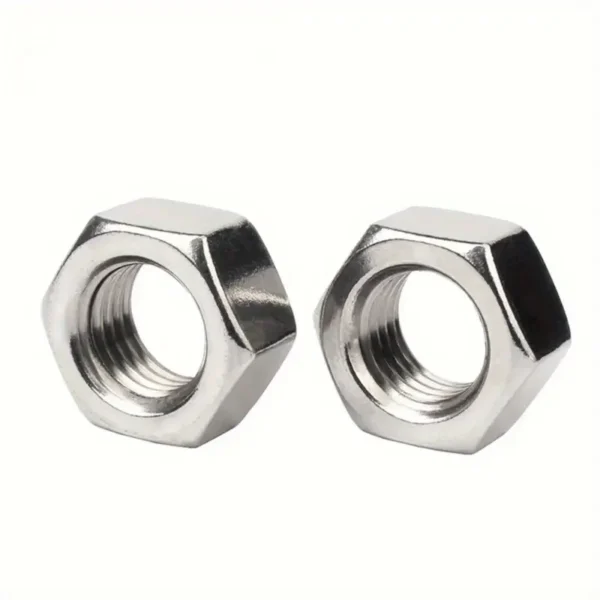 304 Stainless Steel Reverse Thread Hex Nuts