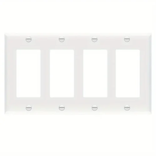 Glossy White Wall Outlet Socket Panels