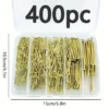 400pcs Hardware Nails with Storage Case