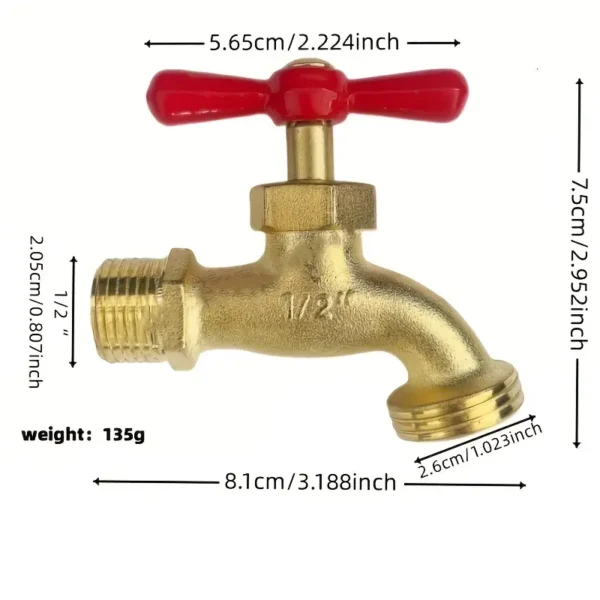 Contemporary Copper Outdoor Faucet