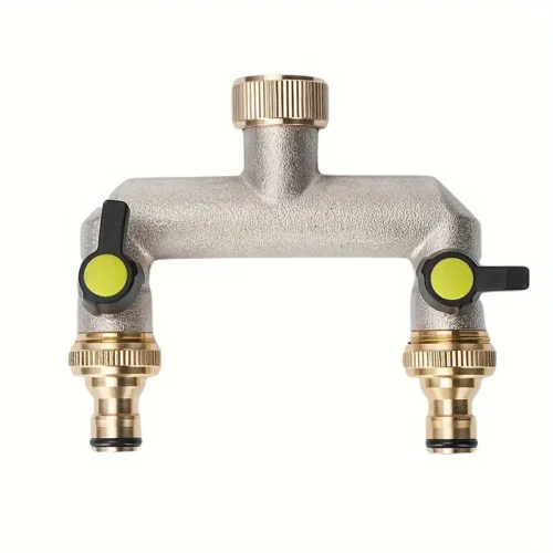 Brass 2-Way Garden Water Distributor