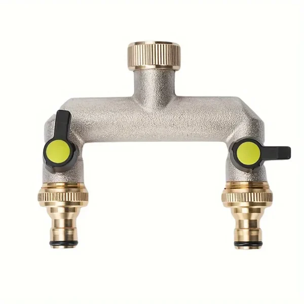 Brass 2-Way Garden Water Distributor