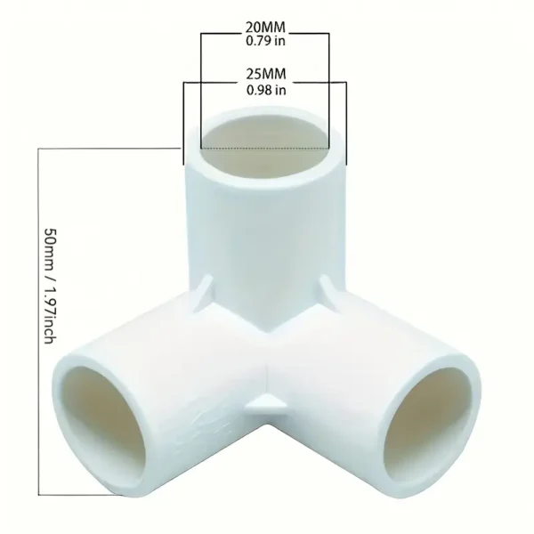 Heavy-Duty PVC Tee Fittings