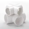 4-Way PVC Garden Watering System Connector
