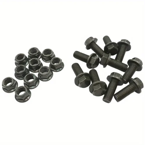 10pcs M10X25 Outer Six Corner Screws & Nuts